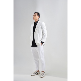 Áo Blazer nam NINETY NINETY ONE White Patch Pocket Blazer