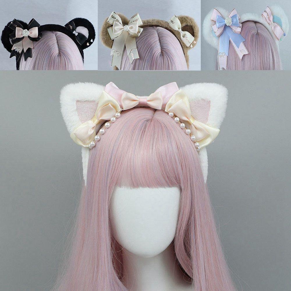 Băng Đô Hình Nón Nhồi Bông Dễ Thương Dành Cho Búp Bê 14inch