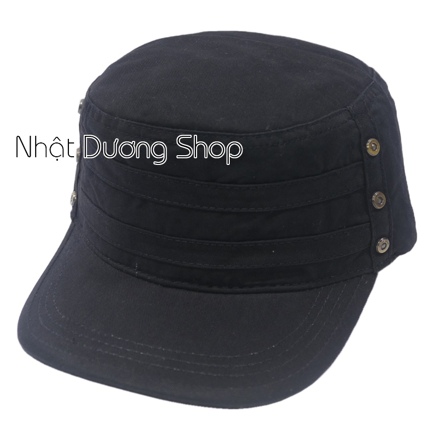 [ Nhiều màu ]Nón kết đầu bằng bít đuôi không thêu có 6 sò - có may thun phía sau giúp giữ chặt nón và tăng size vòng đầu