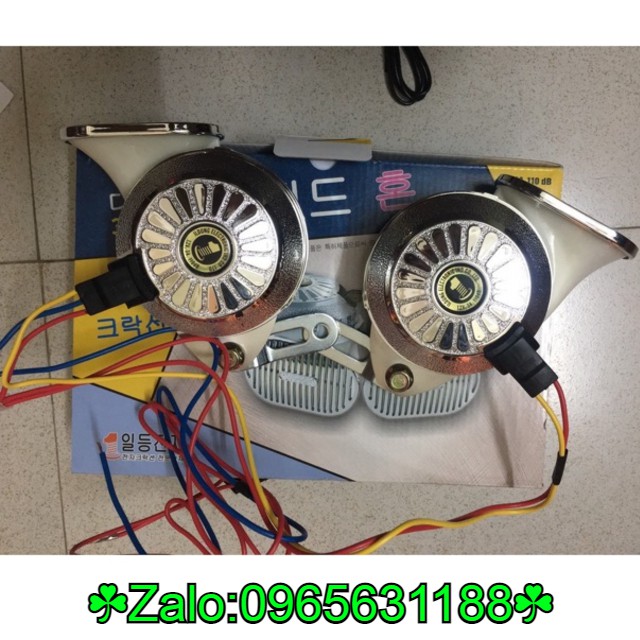 ( Rẻ vô địch ) Còi ngân 3 Hàn quốc 12v và 24v Hàng Chính Hãng