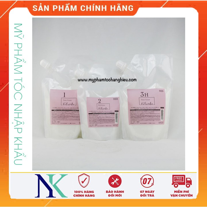 BỘ SẢN PHẨM PHỤC HỒI TÓC 3 BƯỚC REFARDE 003 NHẬT BẢN