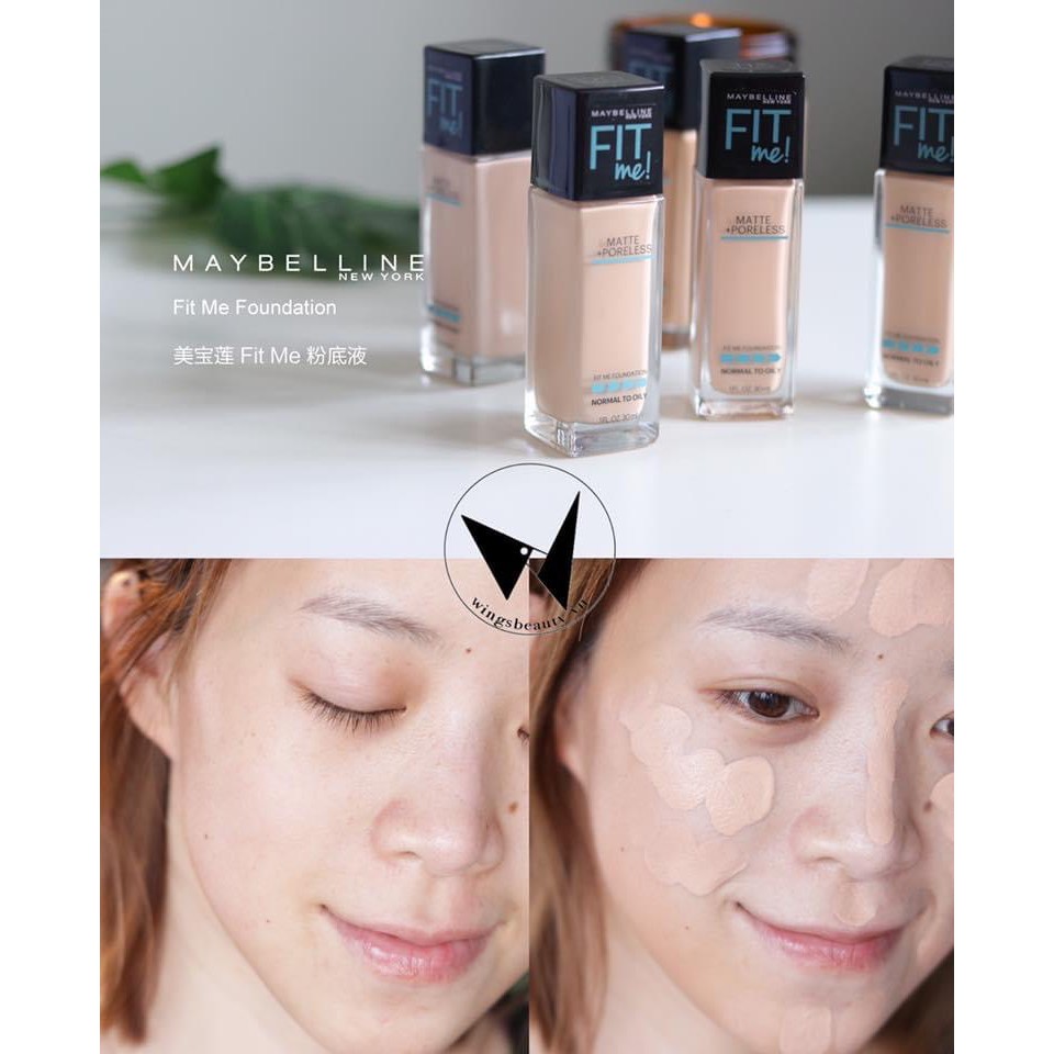 MAYBELLINE - Kem nền cho da dầu Fit Me Matte + Poreless | BigBuy360 - bigbuy360.vn