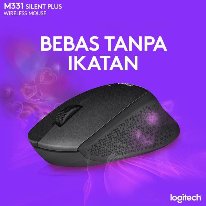 Chuột không dây Logitech M331 Silent Plus 100% chính hãng màu xanh dương