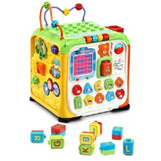 Đồ Chơi Trẻ Em Vtech - Activity Cube - Hộp Alphabet (xanh)