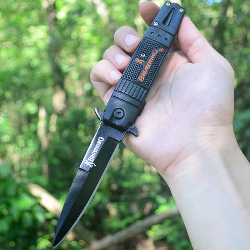 Dao Phượt Gấp Mini Cao Cấp Nhỏ Gọn Cắm Trại Dã Ngoại Browning Huti Knife Dlbr01