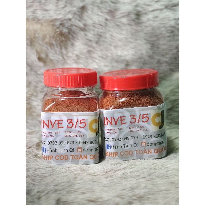 Hũ 50gram/100gram Cám Thái Inve NRD 3/5 SIÊU ĐẠM