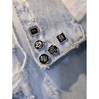 Set 10 cúc áo mini chống hở, ghim cài áo trang trí, khuy cài áo thời trang hàn quốc giá rẻ