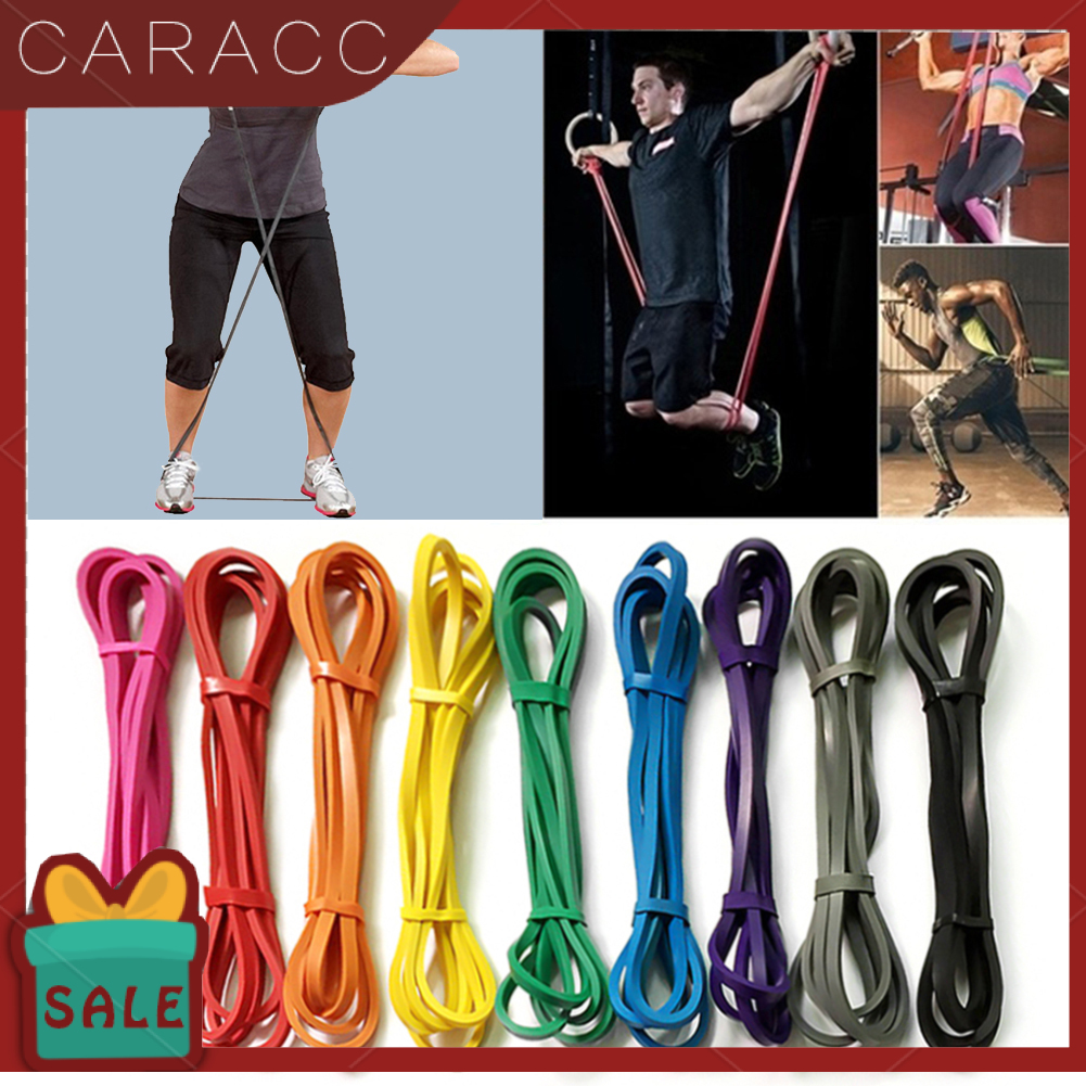 CarAcc Gym Fitness Equipment Tension Ring Strap Yoga Strength Training Resistance Band