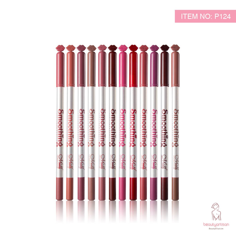 Set 12 chì kẻ viền môi kháng nước lâu trôi và lên màu đẹp | BigBuy360 - bigbuy360.vn