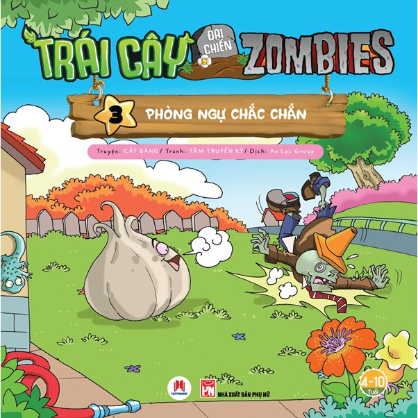 Sách - Trái Cây Đại Chiến Zombies (Tập 3: Phòng Ngự Chắc Chắn) | BigBuy360 - bigbuy360.vn