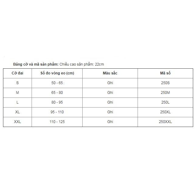 Đai lưng hỗ trợ cột sống và thoát vị đĩa đệm