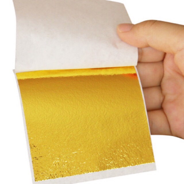 Combo 1000 lá dát vàng lá dát bạc loại A, Nguyên liệu slime