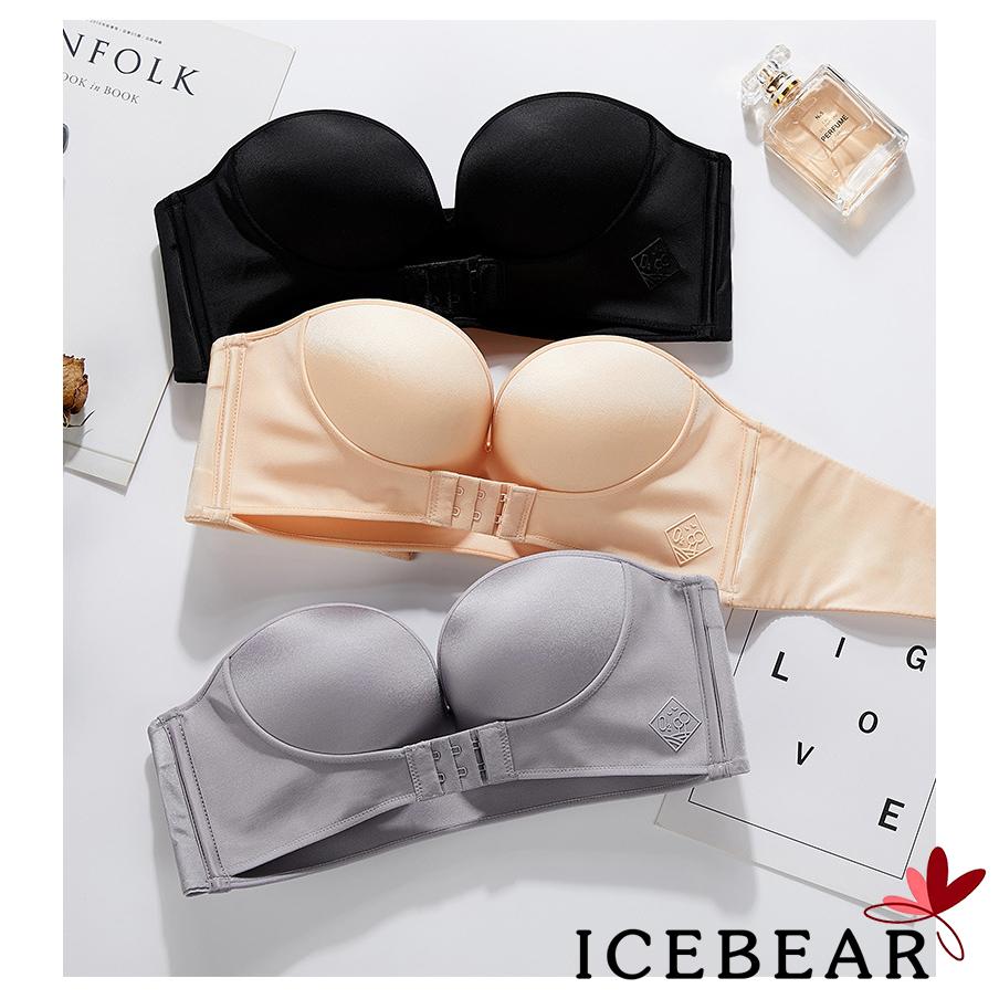 Áo Ngực Ống Không Dây Màu Trơn Cho Nữ