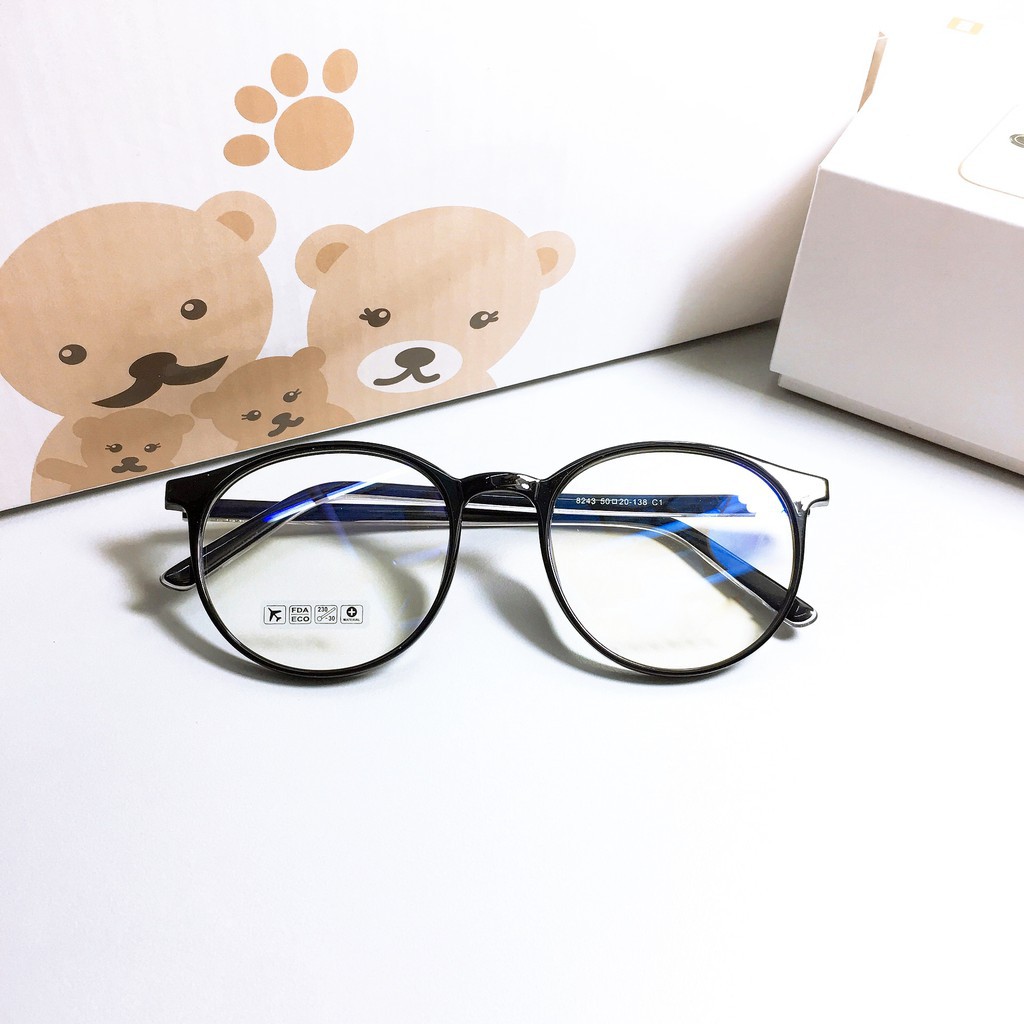 [Gía siêu rẻ]  Kính tròn 8243 nhận cắt cận viễn loạn