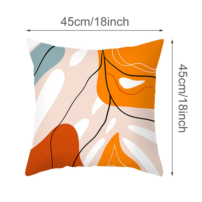 Vỏ Gối In Hình Cánh Hoa Bằng Polyester Kích Thước 45x45cm