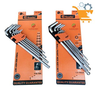Bộ lục lăng hoa thị 9 thanh asaki-0413
