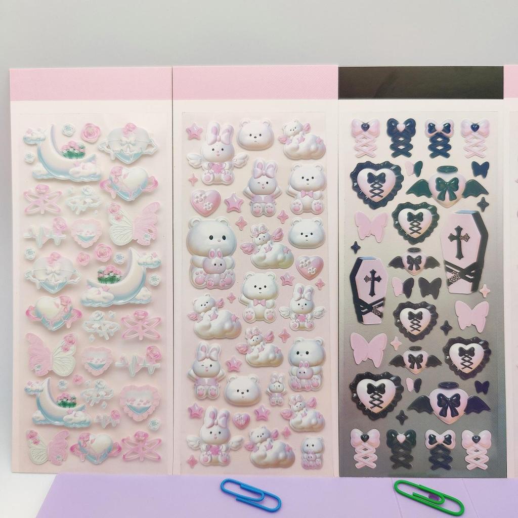 Steve Nhãn Dán Trang Trí Hình Đám Mây Và Thỏ Dễ Thương