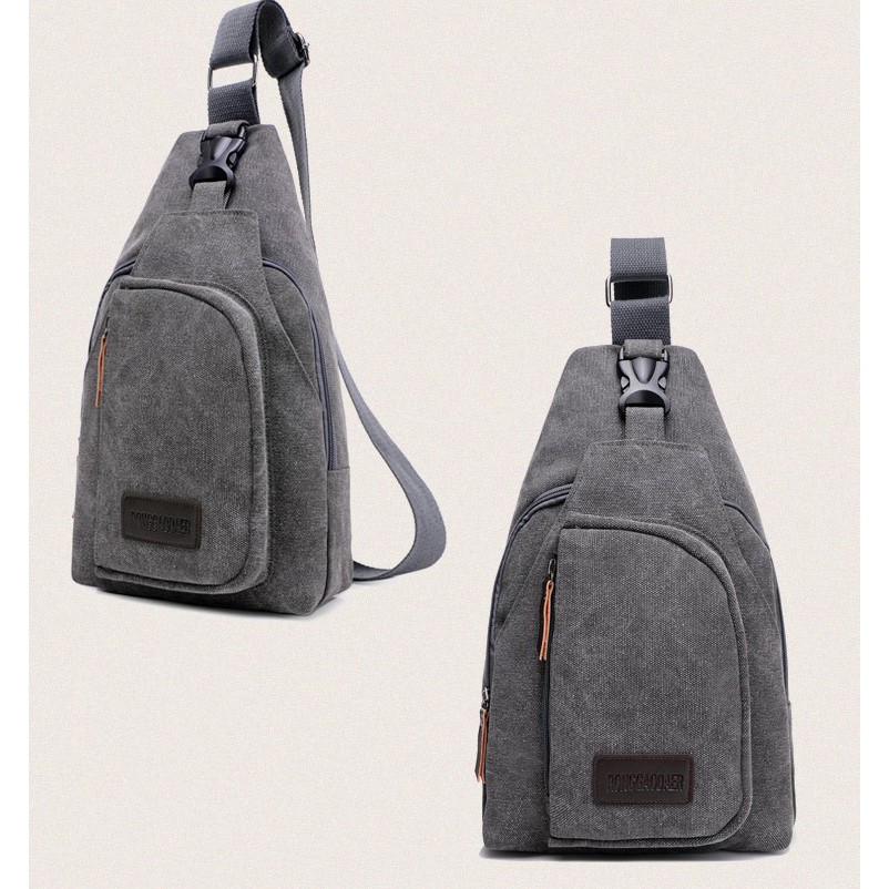 [ Túi đeo chéo ] TÚI ĐEO CHÉO VẢI CANVAS CÁ TÍNH PHONG CÁCH HÀN QUỐC 269-DC103 [SIZE LỚN - NHỎ] | BigBuy360 - bigbuy360.vn