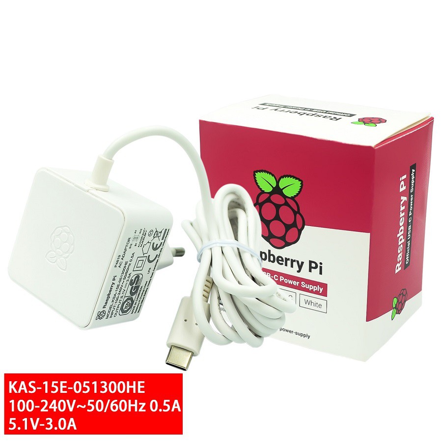 Nguồn Raspberry Pi 4 Chính hãng (Type-C)