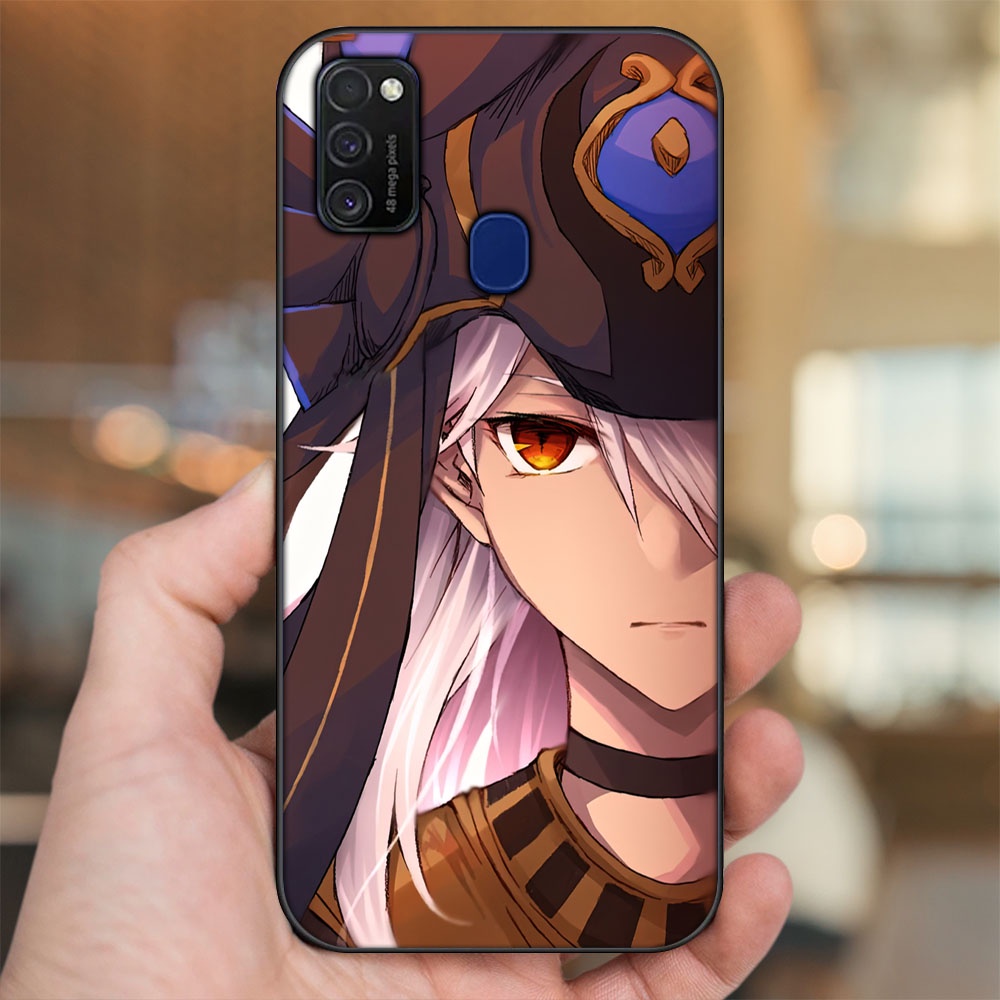 Ốp lưng Samsung M21, M30S viền đen in hình Cyno Genshin Impact