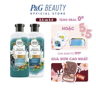 Dầu Gội Herbal Essences Tinh Dầu Argan Morocco 400ml