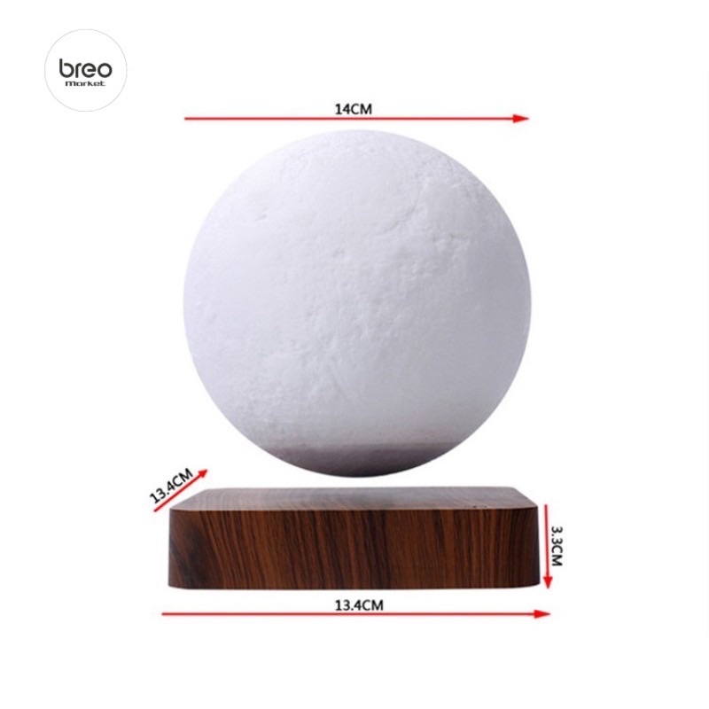 Quả Cầu Mặt Trăng Bay Lơ Lửng Đèn Trang Trí Phòng Làm Việc Phòng Ngủ Phòng khách