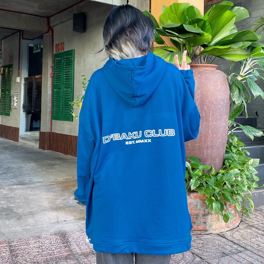 Áo khoác Hoodie dây rút D'BAKU CLUB EST.MMXX