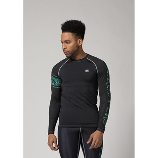 Áo bơi nam dài tay / Đồ bơi nam Basic Black 8
