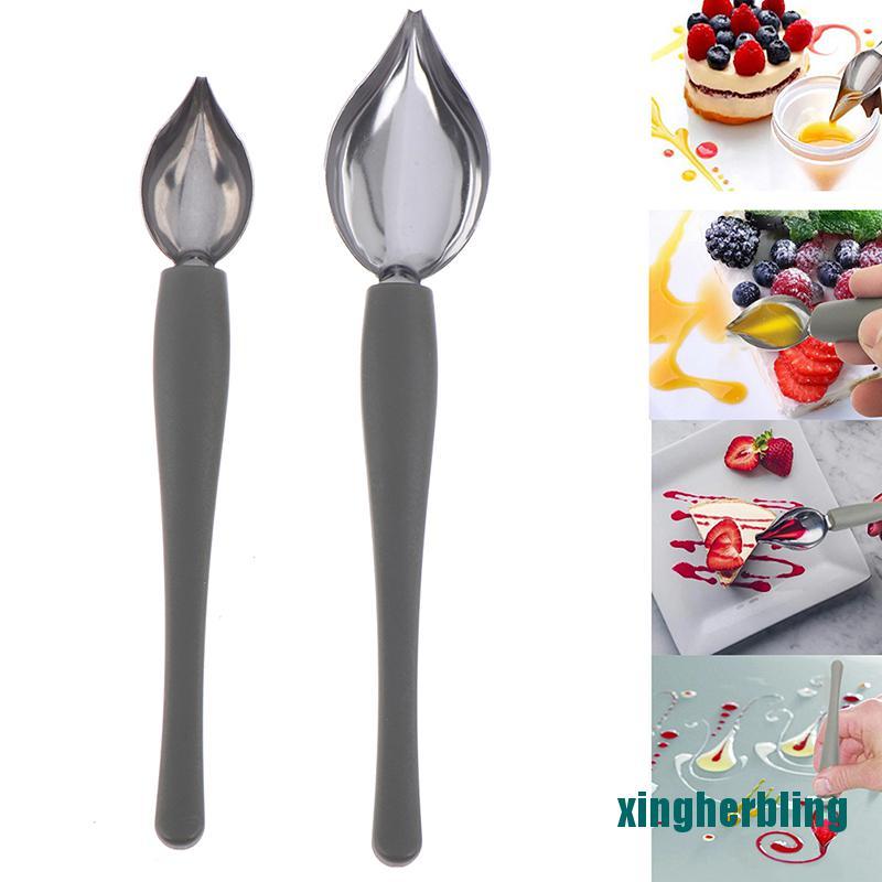Thìa chuyên dụng để nhỏ trang trí sốt / vẽ hình nghệ thuật cà phê chất liệu thép không gỉ