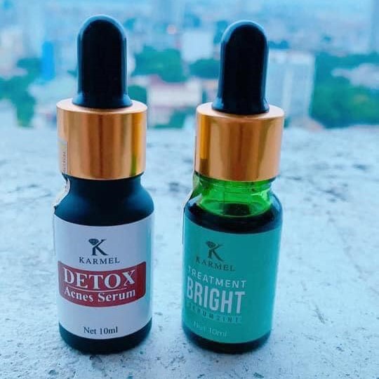 Bộ đôi serum detox mờ thâm nám mụn sáng da Treatmen Bright Kamel hàng chính hãng