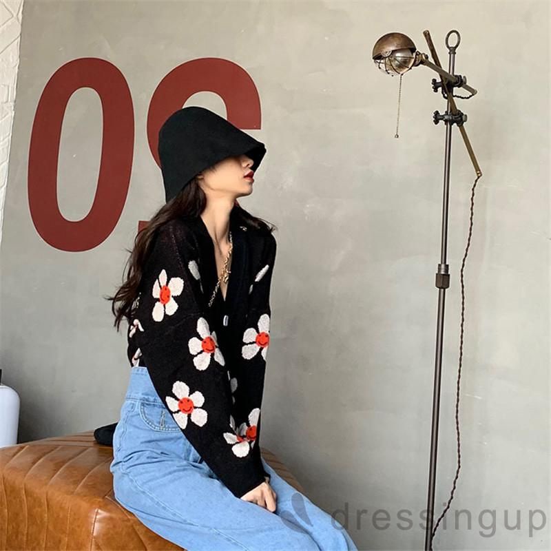 Hàng sẵn_Áo khoác len cardigan dệt kim màu sắc nổi bật phong cách hàn