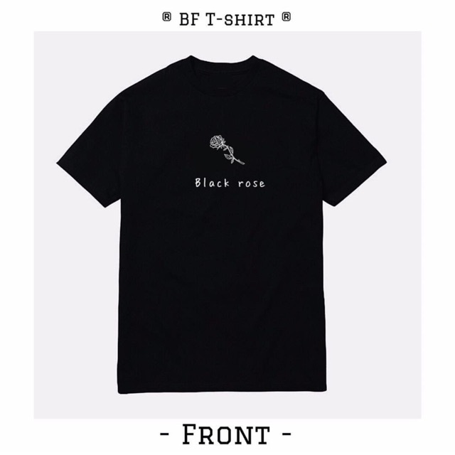 Black rose T-shirt