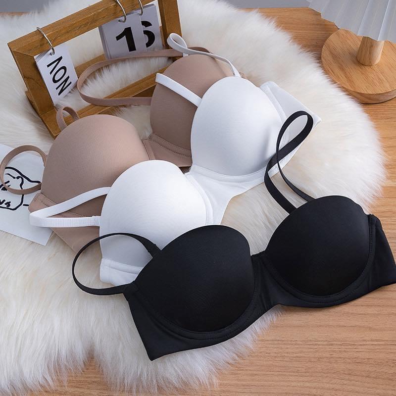 Áo Ngực Trơn Cup Ngang Áo Lót Nữ Đúc Su Nâng Ngực Tạo Khe Sexy Quyến Rũ - Mã 0315