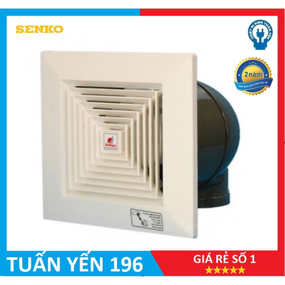 [COMBO 6] QUẠT HÚT ÂM TRẦN FVCT20LHP5 CÓ ỐNG ONKYO [CHÍNH HÃNG] TUẤN YẾN