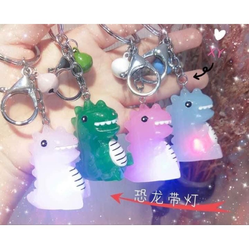 Móc khoá khủng Long phát sáng