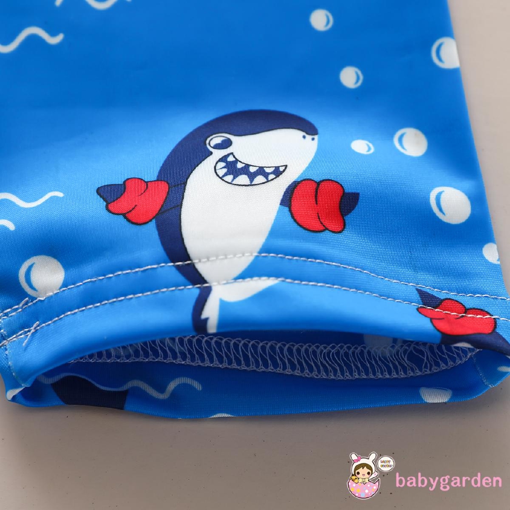 Bộ Đồ Bơi Một Mảnh In Hình Cá Mập Hoạt Hình 3D Dành Cho Bé Trai 0-5 Tuổi