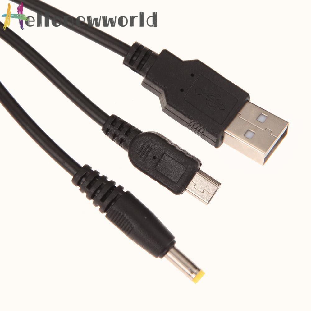 Dây Cáp Sạc Dữ Liệu Usb 2 Trong 1 Dài 1.2m Cho Sony PSP