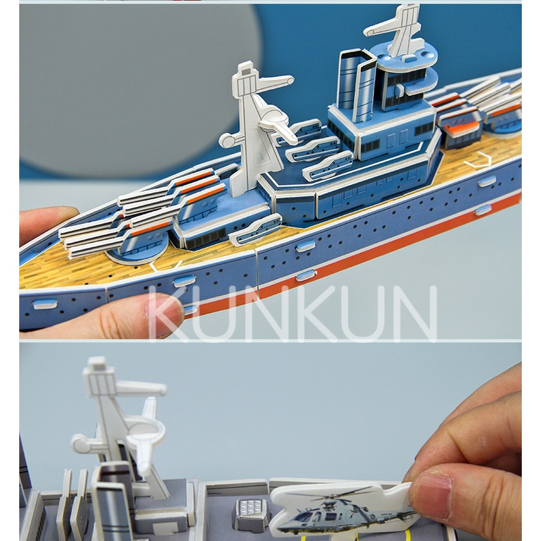 Mô hình 3D xốp tự lắp ráp xe - máy bay - tàu cho bé