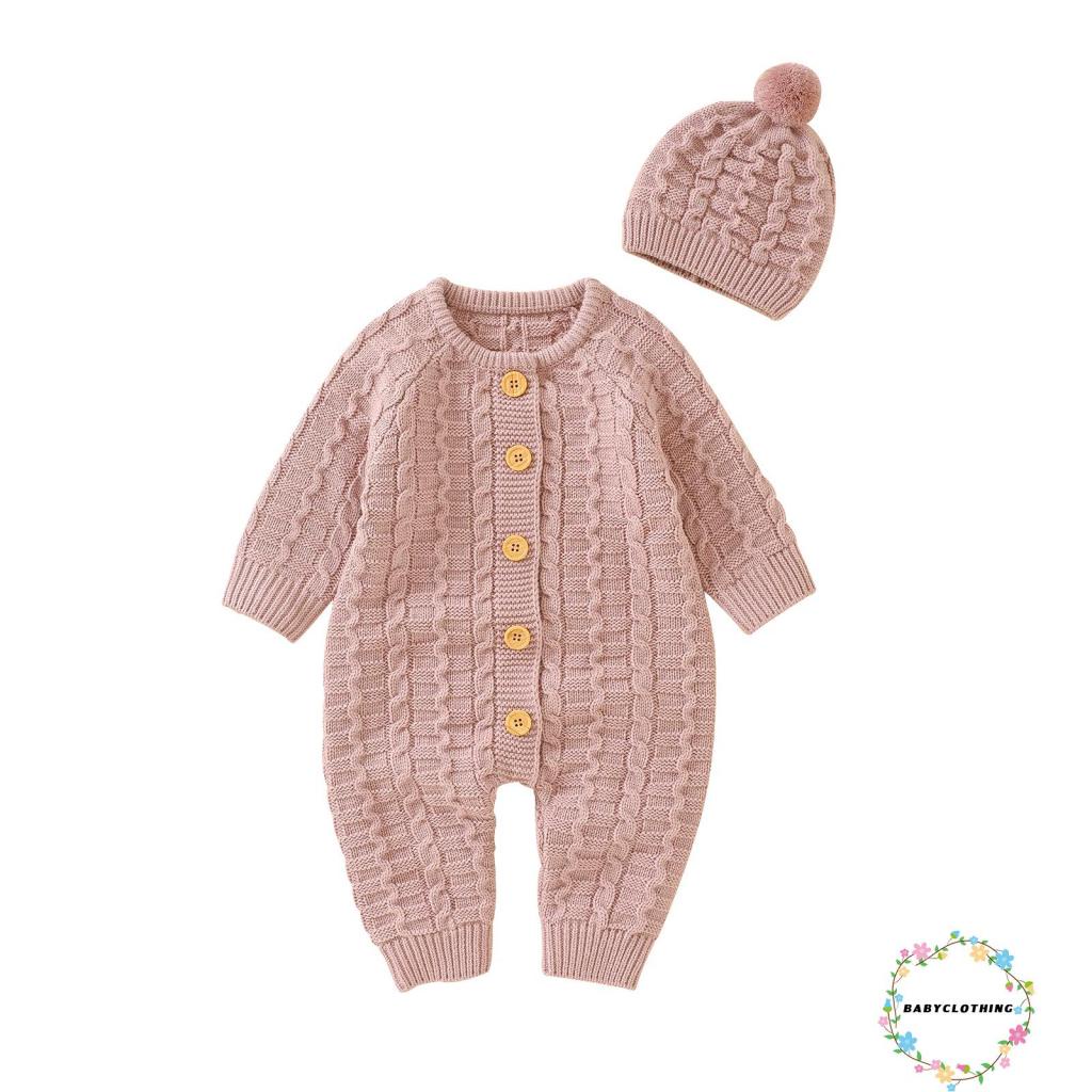 Set Áo Liền Quần Dài Tay Có Mũ + Quần Dài Thời Trang Cho Bé