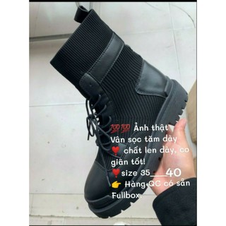 [SALE OFF] BỐT DA CAO CỔ PHA LEN Nhiều Dây Đế Răng Cưa (Xịn Fullbox M1700)