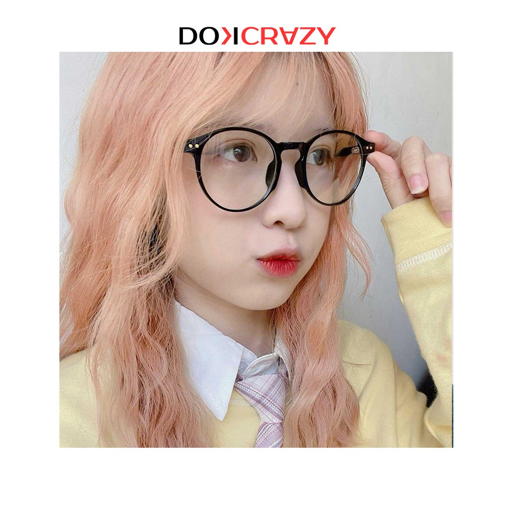 Gọng kính cận nam nữ mắt tròn classic DANO local brand DOKCRAZY chất nhựa dẻo siêu nhẹ thời trang phong cách Hàn Quốc | BigBuy360 - bigbuy360.vn