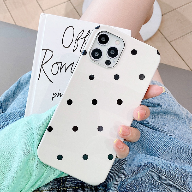 Ốp Lưng tpu silicone Họa Tiết Chấm Bi Cho iphone 15 14 13 11 12 pro max 12pro 13pro 14pro 15pro 14promax 15promax x xs max xr