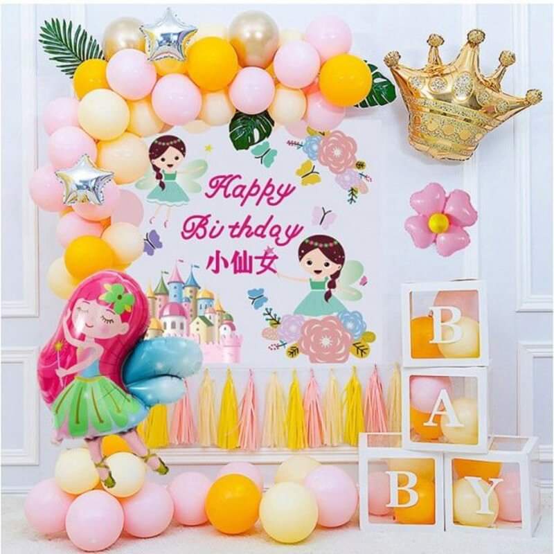 Set Trang Trí Sinh Nhật Happy Birthday Handmade Siêu Đẹp Cho Bé Trai Bé Gái Người Lớn - K128