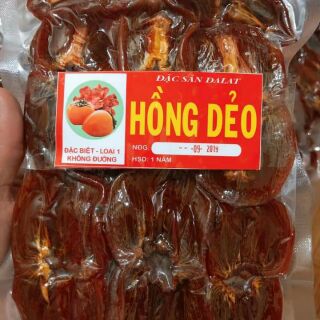 500gr hồng sấy dẻo Đà Lạt dẻo ngọt, không khô