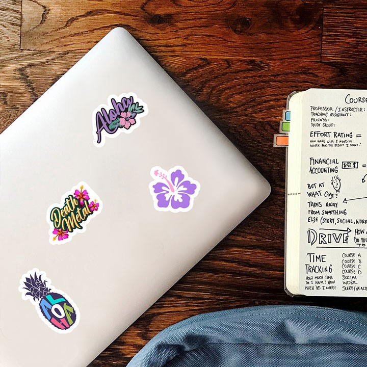 Bộ 50 Miếng Dán Decal Sticker Trang Trí DCK-001