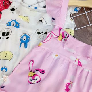 Váy Cánh Tiên xoè đuôi cá lanh lụa cho bé gái
