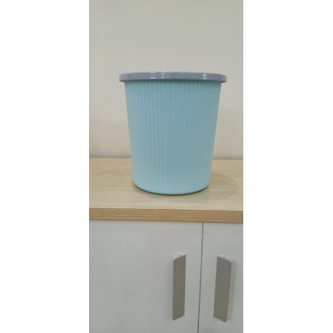 Thùng rác nhựa miệng tròn không nắp màu pastel