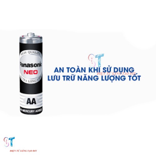 Pin AA Panasonic Neo R6NT/4B, Pin Tiểu 1,5V Vỉ 4 Viên