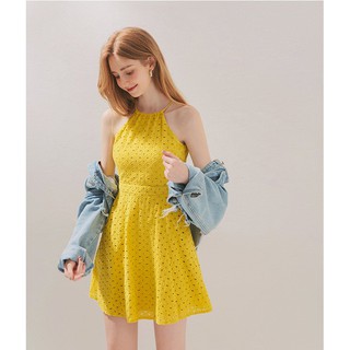 Váy ren cổ yếm dáng xòe nữ Air Space 2020124039