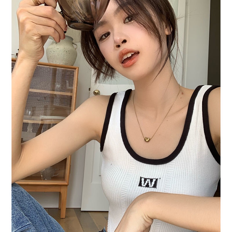 Áo Hai Dây Vạt Ngắn Thời Trang Mùa Hè Hàng Mới Dành Cho Bạn Nữ 2022